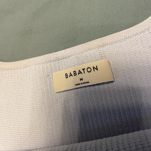 LIGHT BLUE ARITZIA SCULPT KNIT TANK TOP SIZE M - Picture 2 of 2